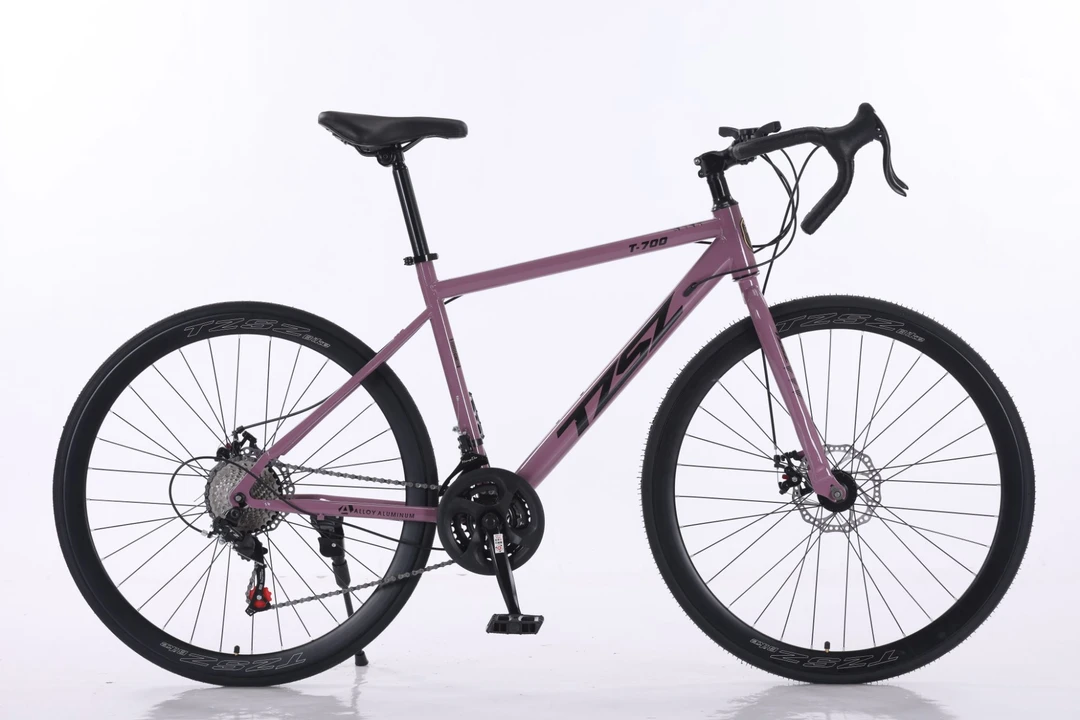 700C弯把27速 40刀公路赛车-竞速代步通勤运动-晚上