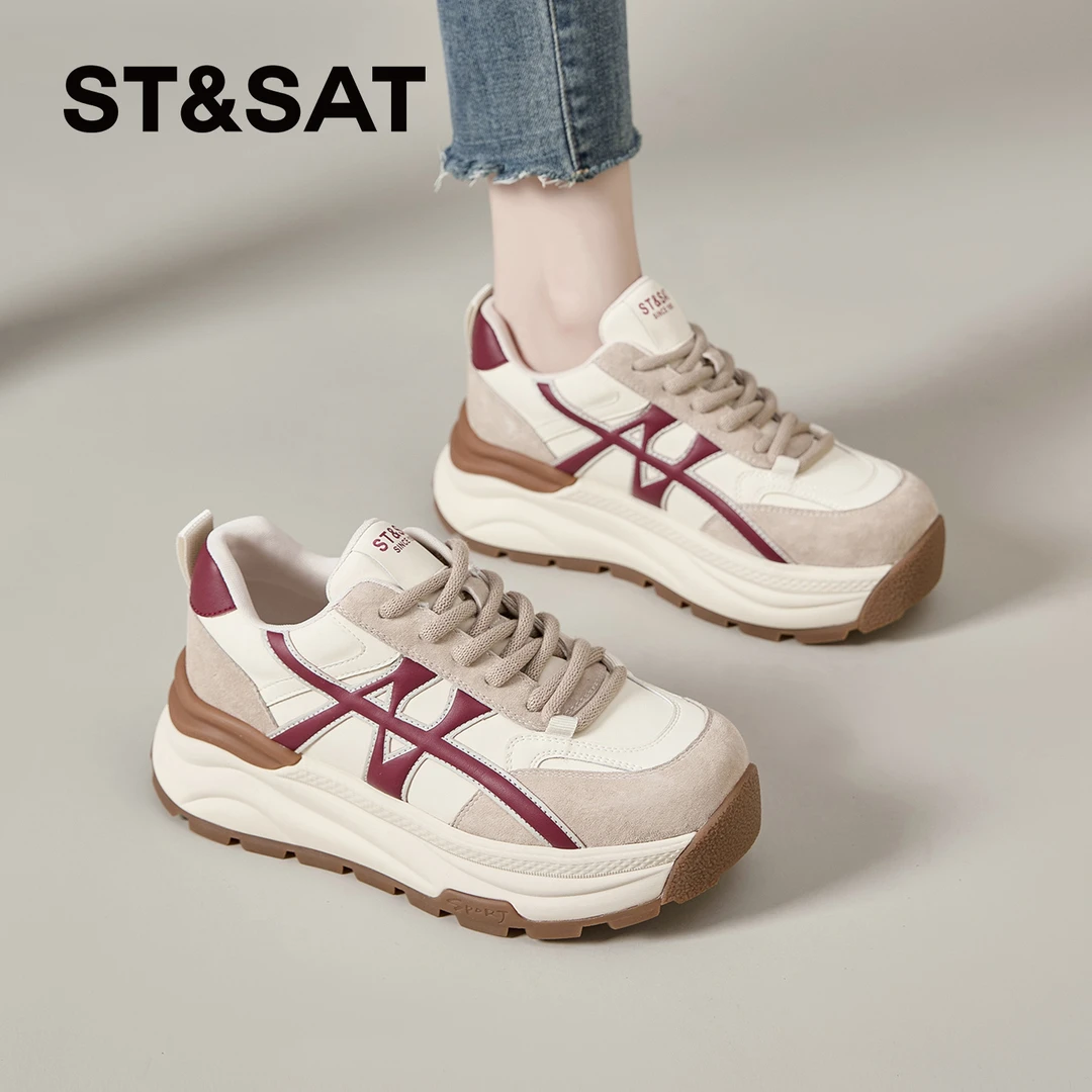 星期六复古德训鞋女士2025新款秋季爆款阿甘鞋明星同款运动老爹鞋