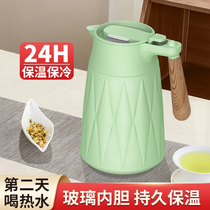 WEISS/唯水简约家用保温水壶大容量玻璃内胆热水瓶办公室咖啡壶