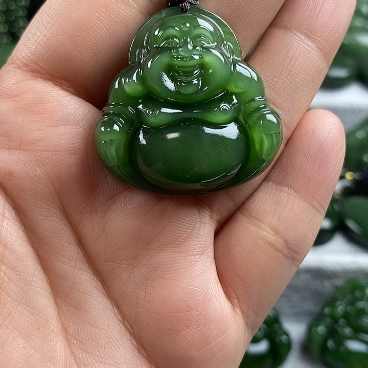 和田玉（碧玉）未镶嵌颈饰35