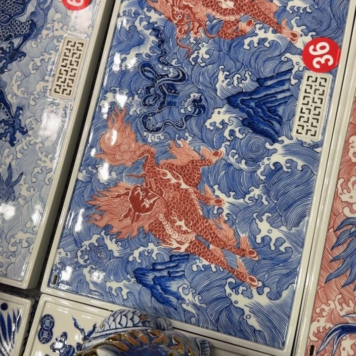 追***心景德镇手工手绘陶瓷