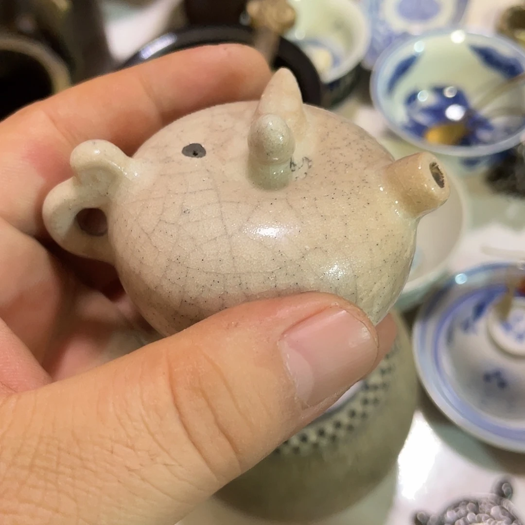 葫***牛陶瓷小精品摆件摆件