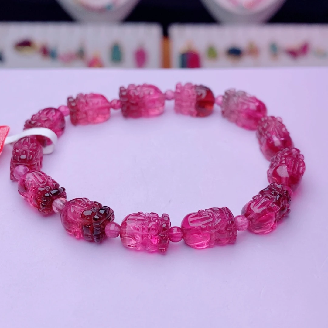 未镶嵌手链碧玺碧玺