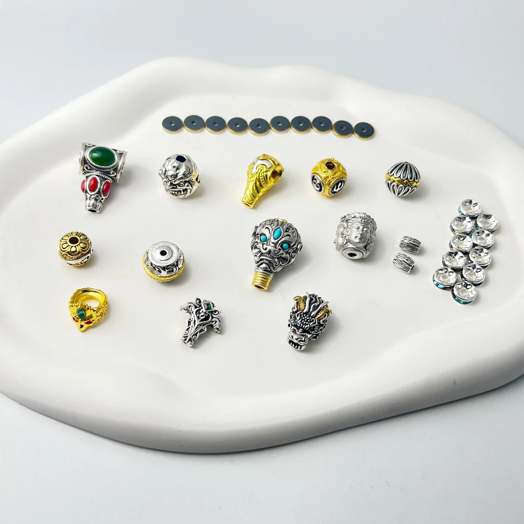 070号新款高端顶珠腰珠三通背云隔片配饰组合让你玩到嗨