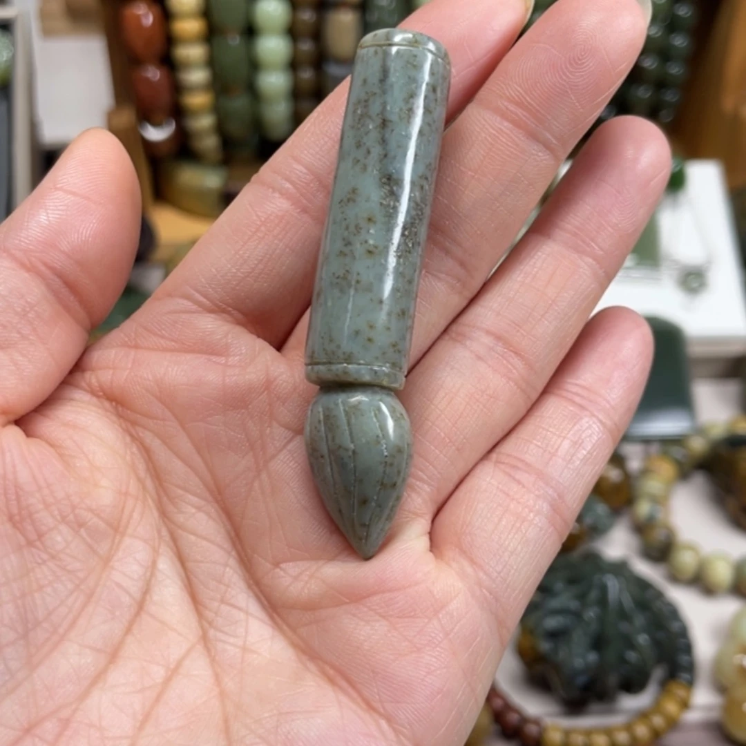 【闪购商品】岫岩河磨玉（透闪石质玉）挂件未镶嵌