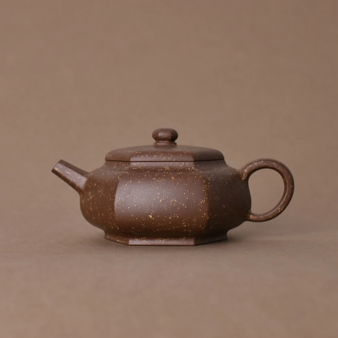 祥丰泰 云方 高明 紫泥铺砂紫砂壶 160ml