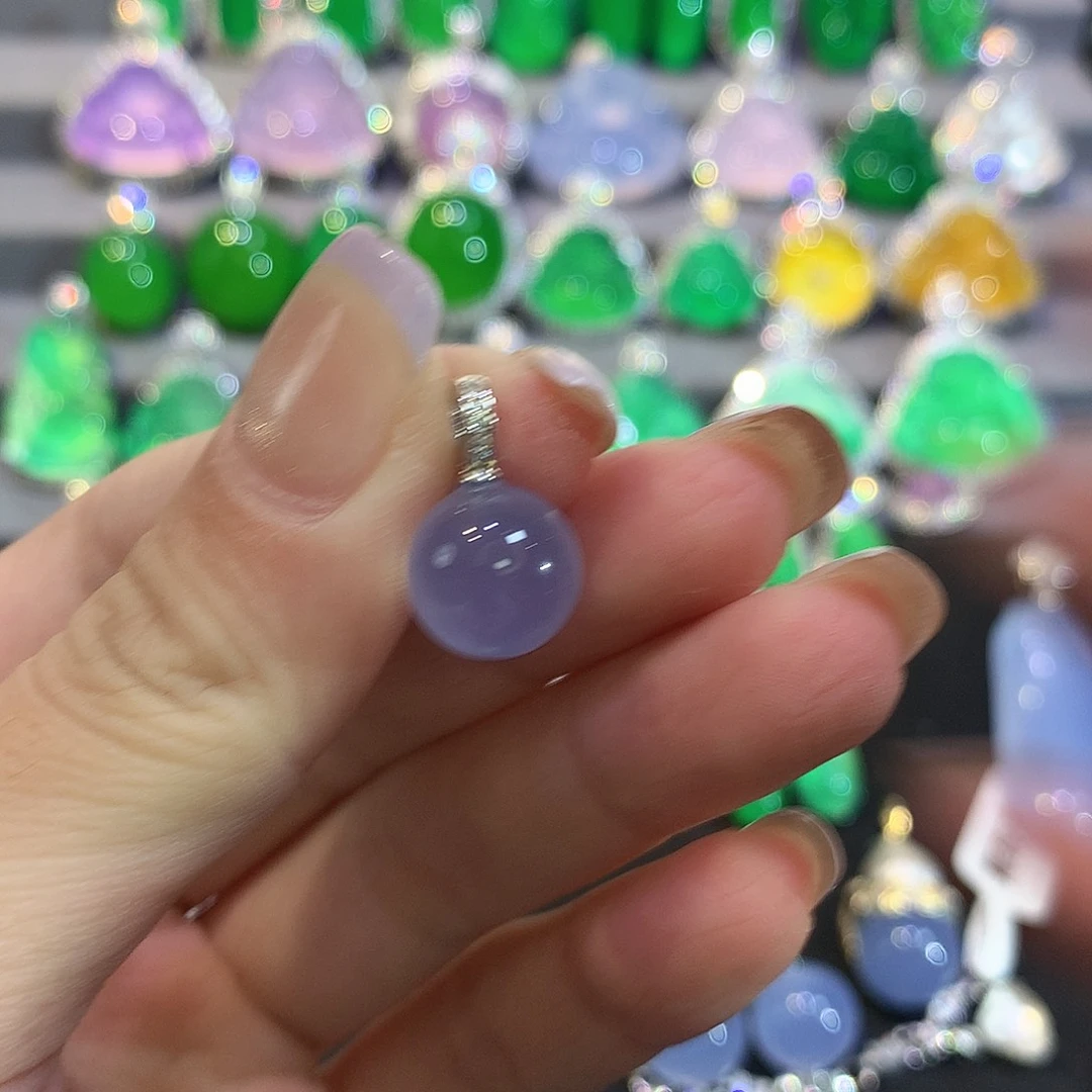 银S925镶嵌颈饰玛瑙/玉髓方*土