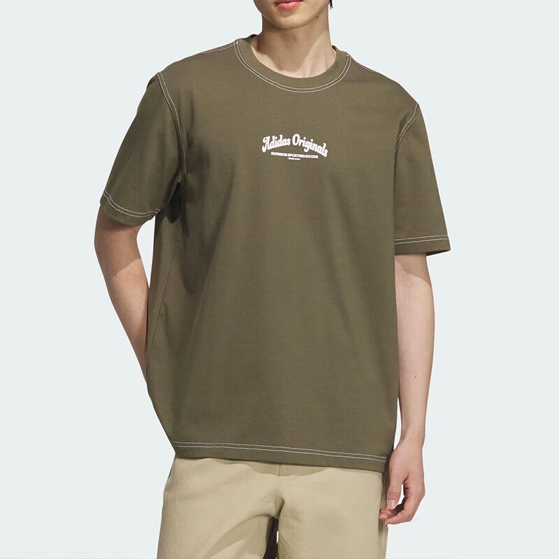 adidas/阿迪达斯男子三叶草运动舒适百搭简约短袖圆领T恤JX2631