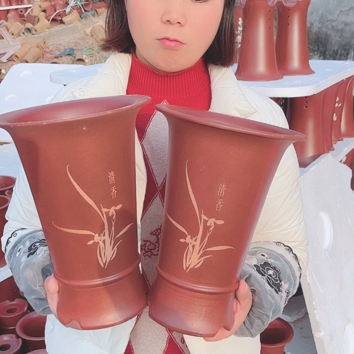 紫砂花盆宜兴紫砂精品花盆