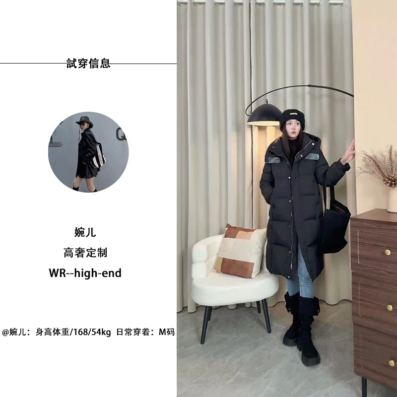 2025新款小设计连帽压胶羽绒服-E026