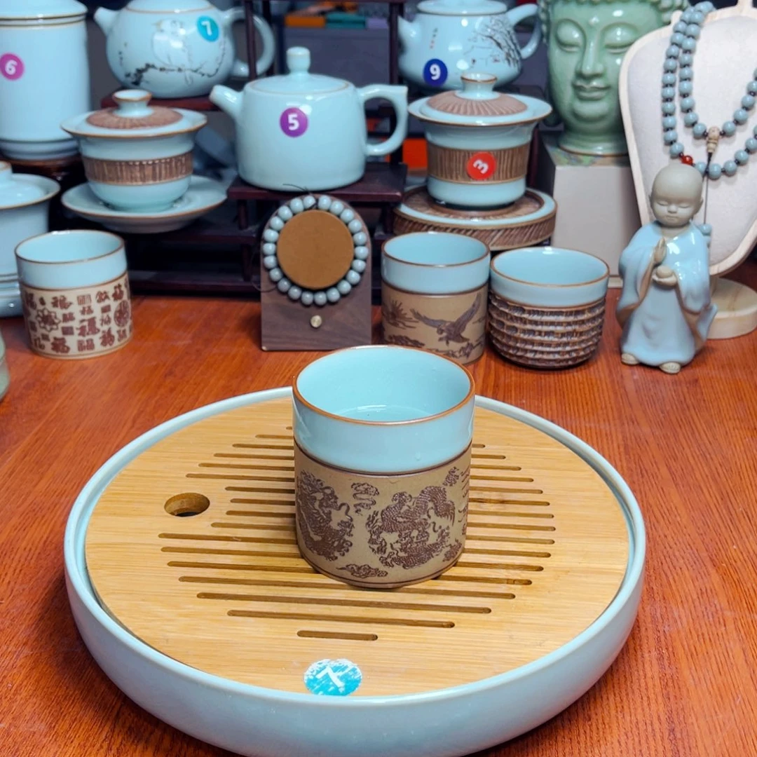 【闪购商品】汝州单壶，杯，壶，手串