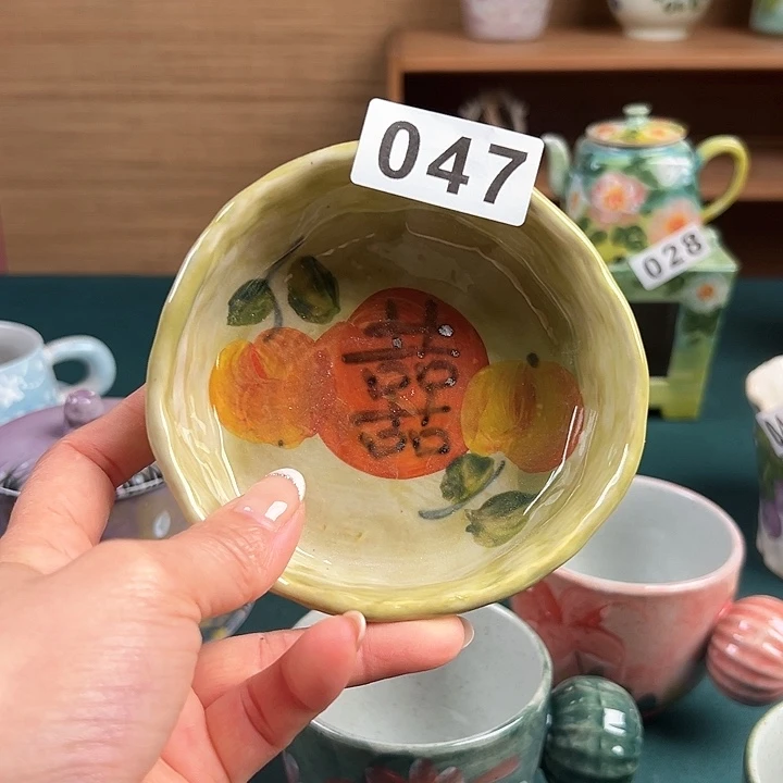 杯景德镇陶瓷手绘作品