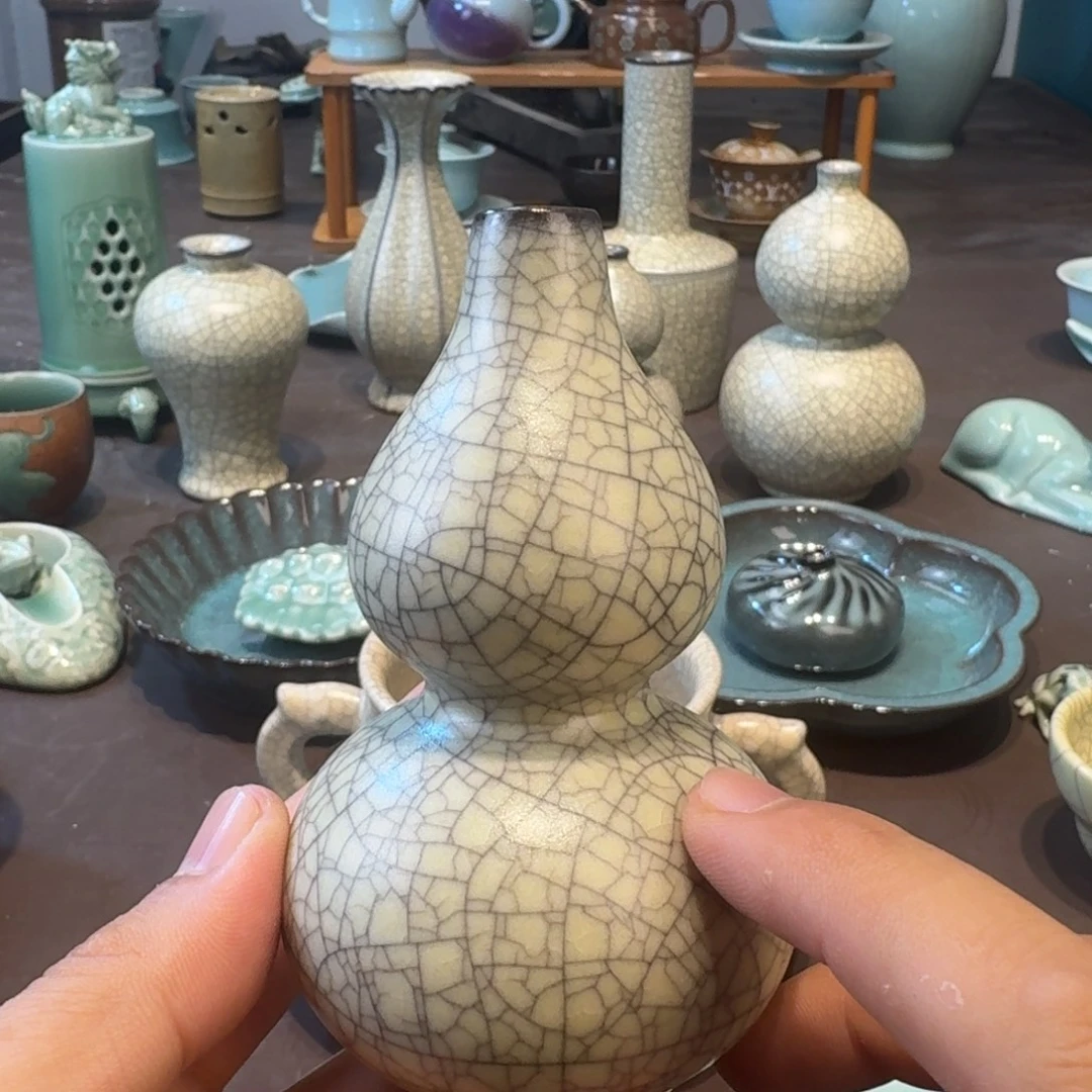 龙泉青瓷茶具微瑕