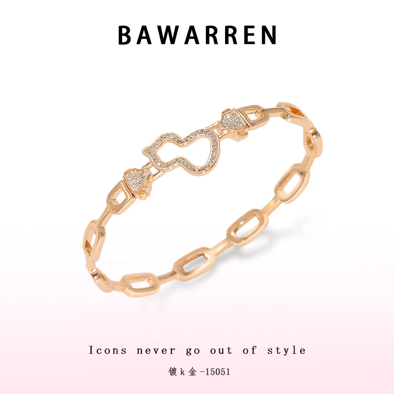 Bawarren 15051-【葫芦】轻奢时尚百搭简约手镯