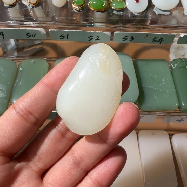 和田玉颈饰未镶嵌新疆且末料辈辈有福（活动价）