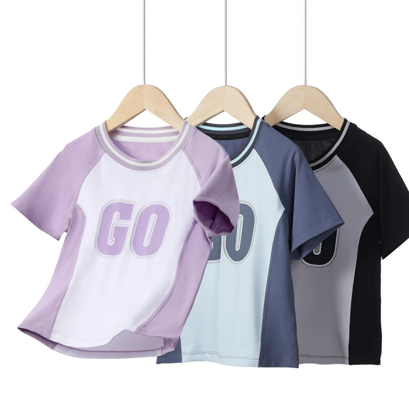 YU 儿童户外运动轻薄短袖/R24C02