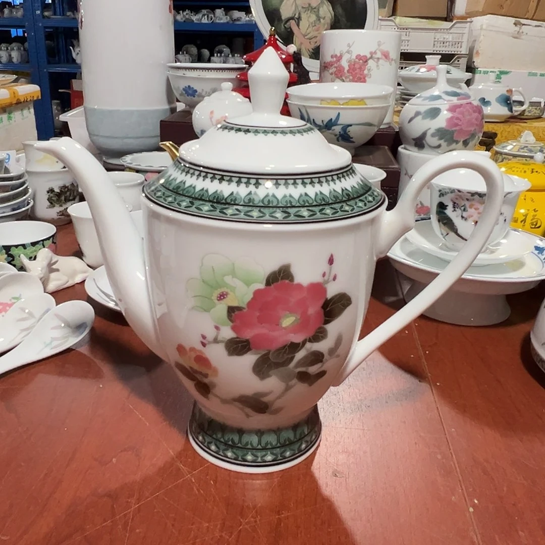 醴陵瓷直播供货基地手绘1200毫升