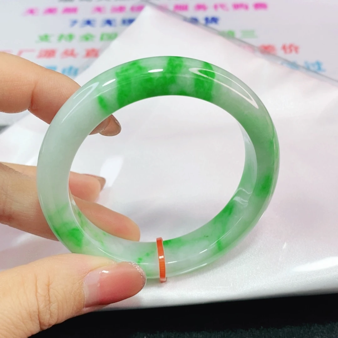 未镶嵌手镯翡翠53.5圈