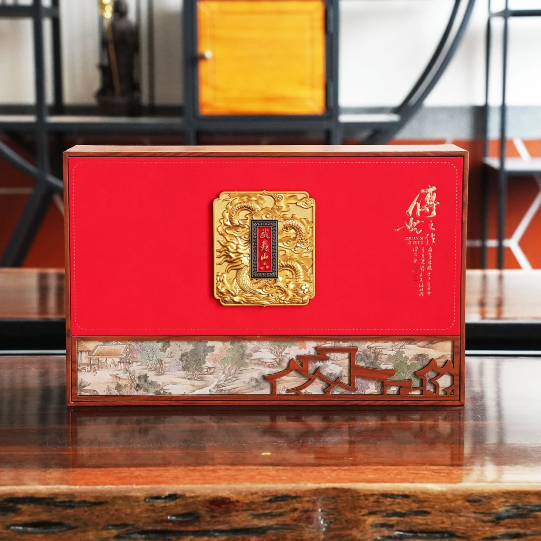 【传世之作】武夷山岩茶肉桂传世之作中国红礼盒装