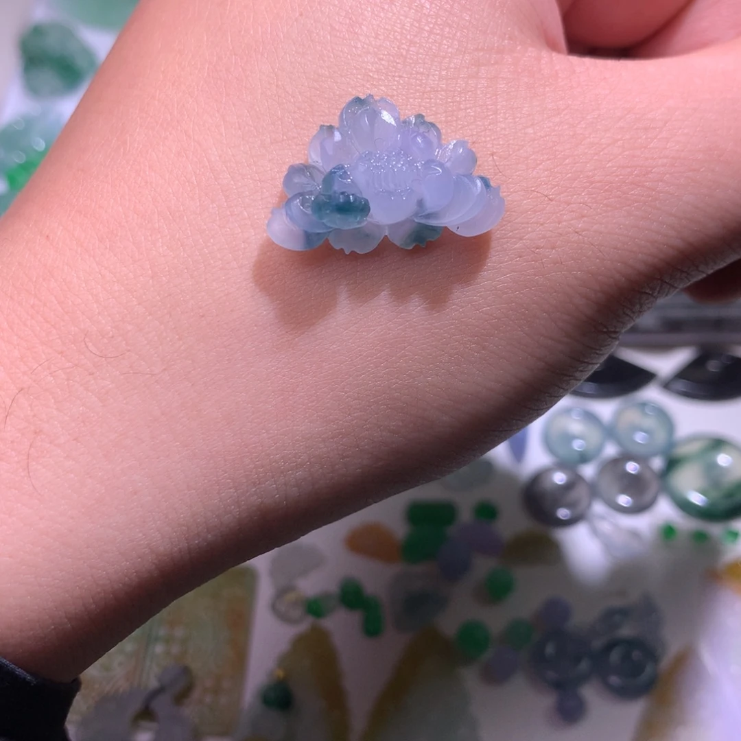 定制翡翠未镶嵌毛货