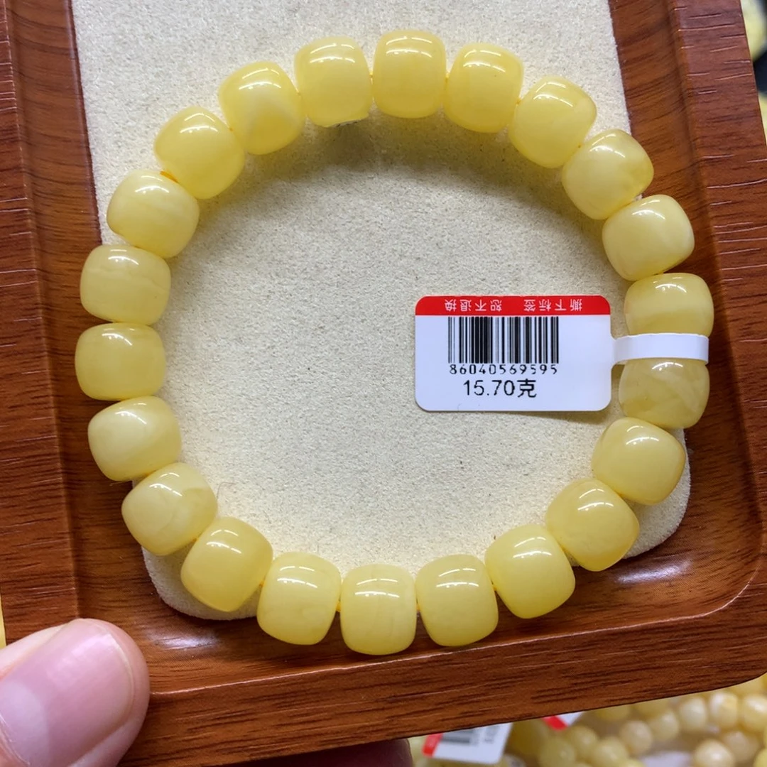 蜜蜡未镶嵌手链蜜蜡