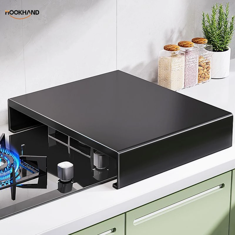 厨房燃气灶煤气灶盖板罩电磁炉支架灶台托架放锅收纳置物架家用多