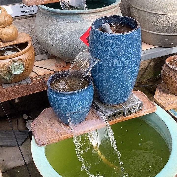 陶土板60/21，水泵40w，弯头，两个流水罐