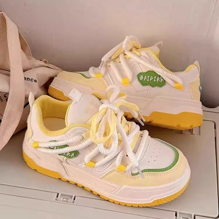 女童运动鞋学生小白鞋秋季2025新款中大童软底鞋儿童防滑耐磨板鞋