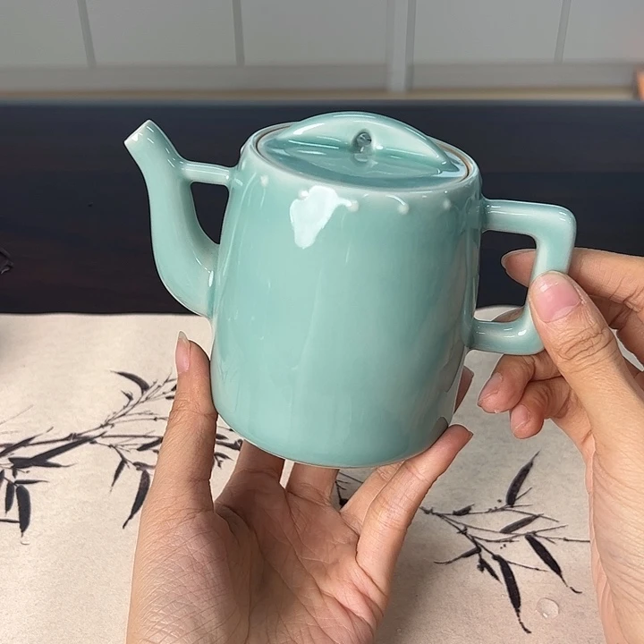 龙泉云间青瓷小米茶器