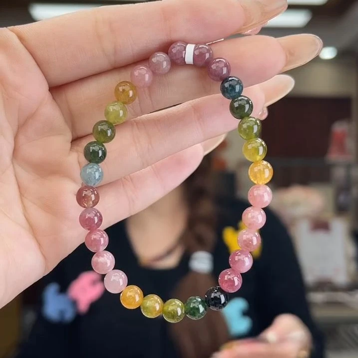 01511421碧玺/未镶嵌6mm+碧玺单圈多样性发货21