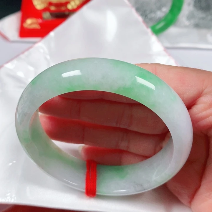 未镶嵌手镯翡翠  编号Sz1010大轮胎（宽16）