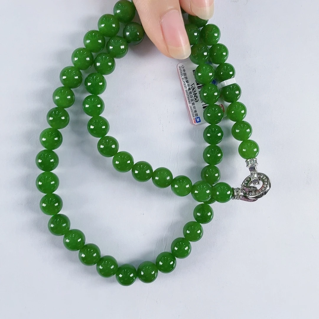 L***～和田玉（碧玉）未镶嵌颈饰