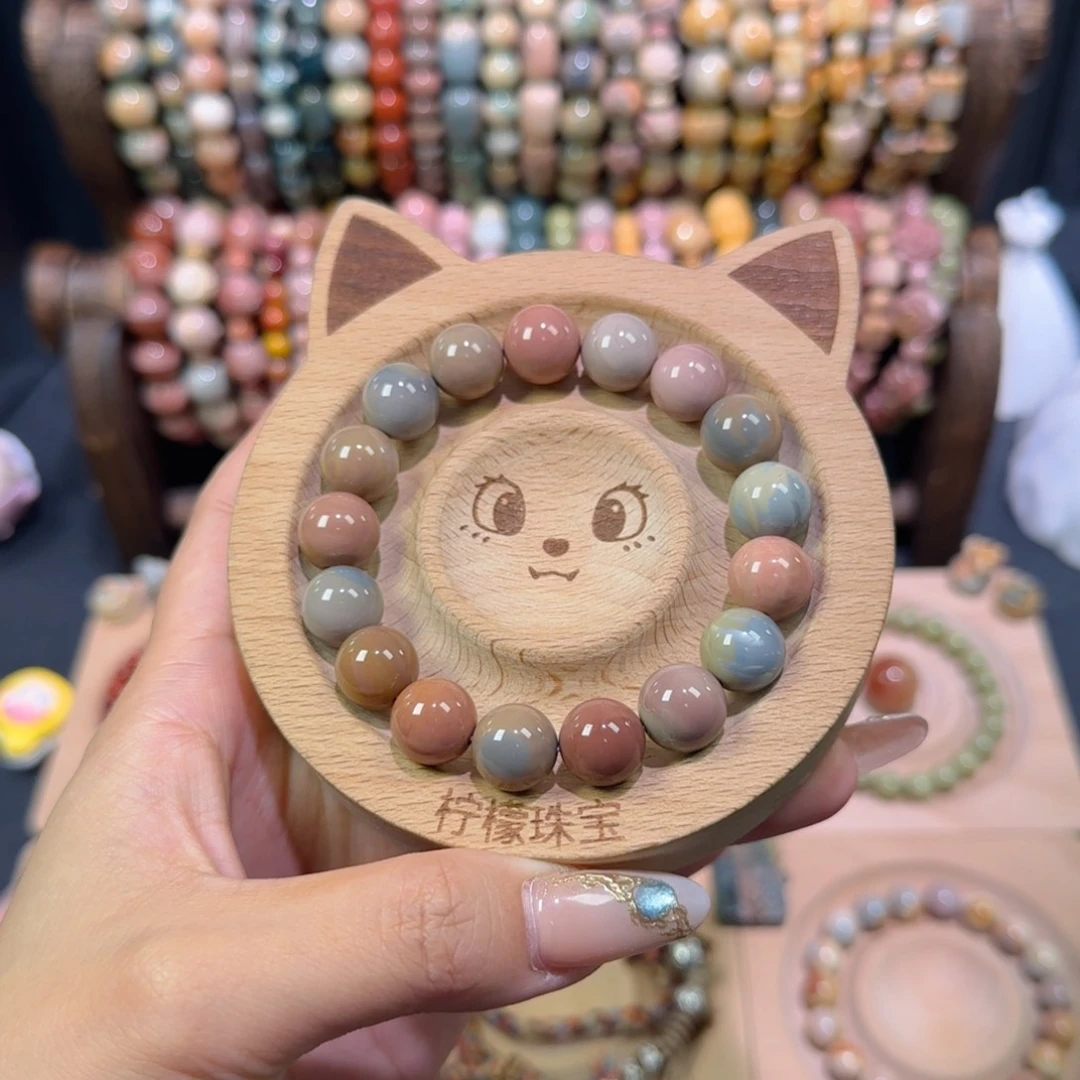 石英质玉手链合金80