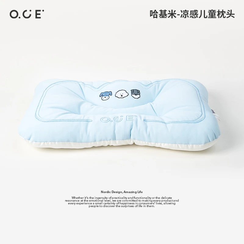 OCE哈基米凉感儿童枕头夏季透气助睡眠学生宿舍家用午睡枕柔软