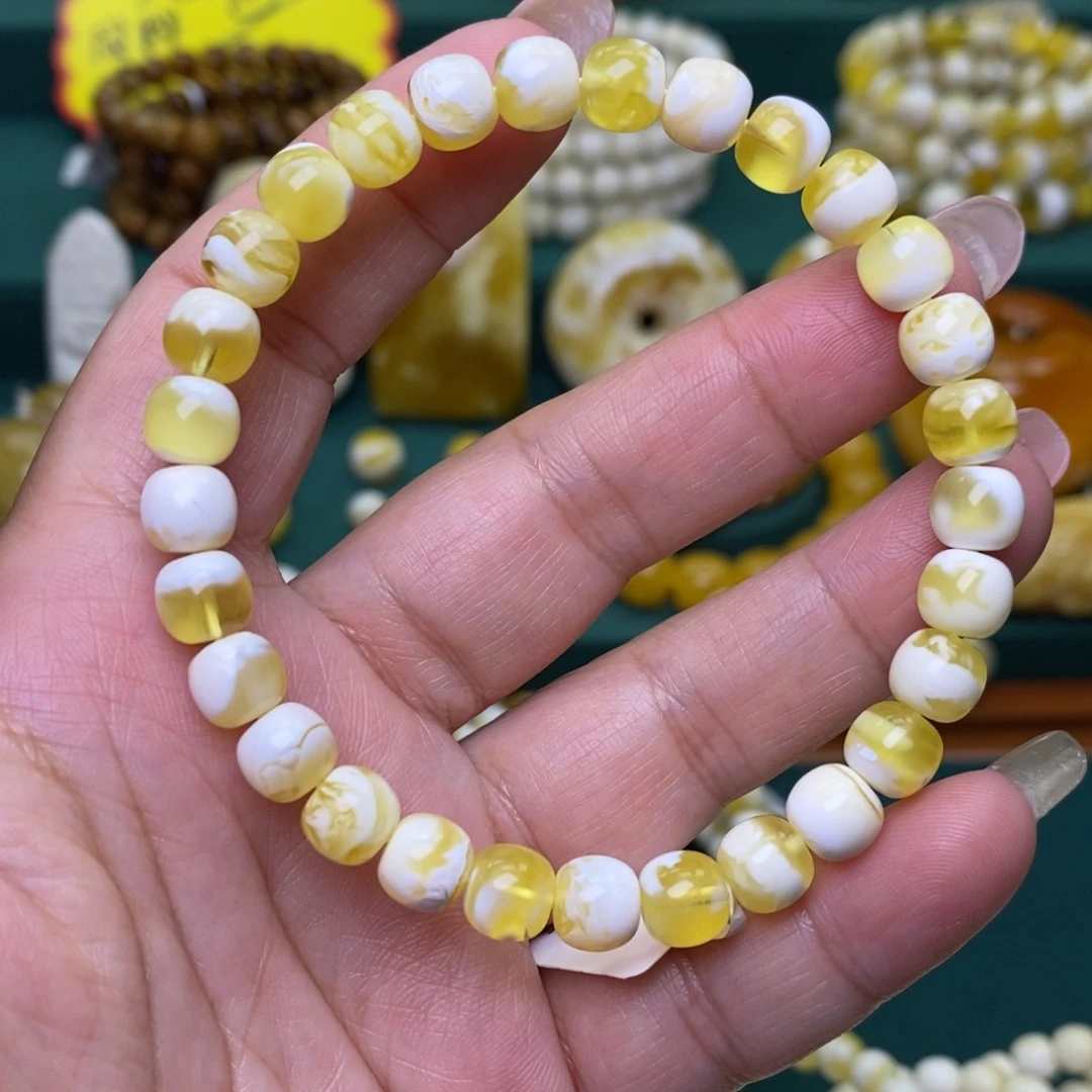 蜜蜡未镶嵌裸石7.5➕