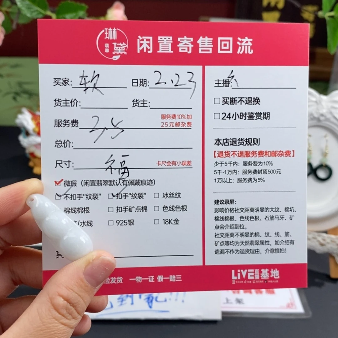 【闪购商品】翡翠颈饰未镶嵌软*