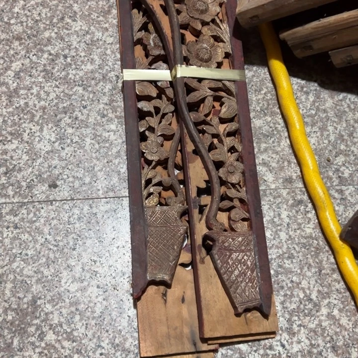 【闪购商品】香榧木徽****术木雕花板艺术一套