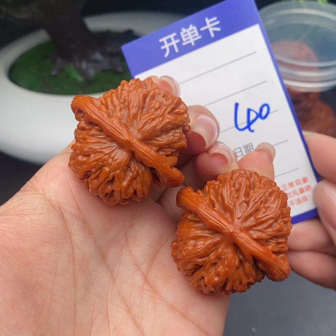 文玩核桃把件40四座楼40