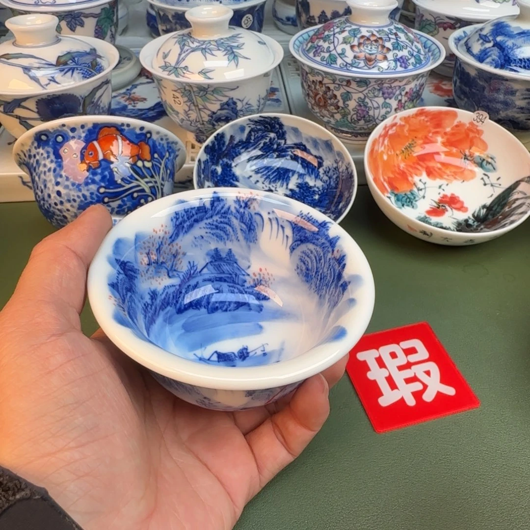 陶纯手工纯手绘茶具312