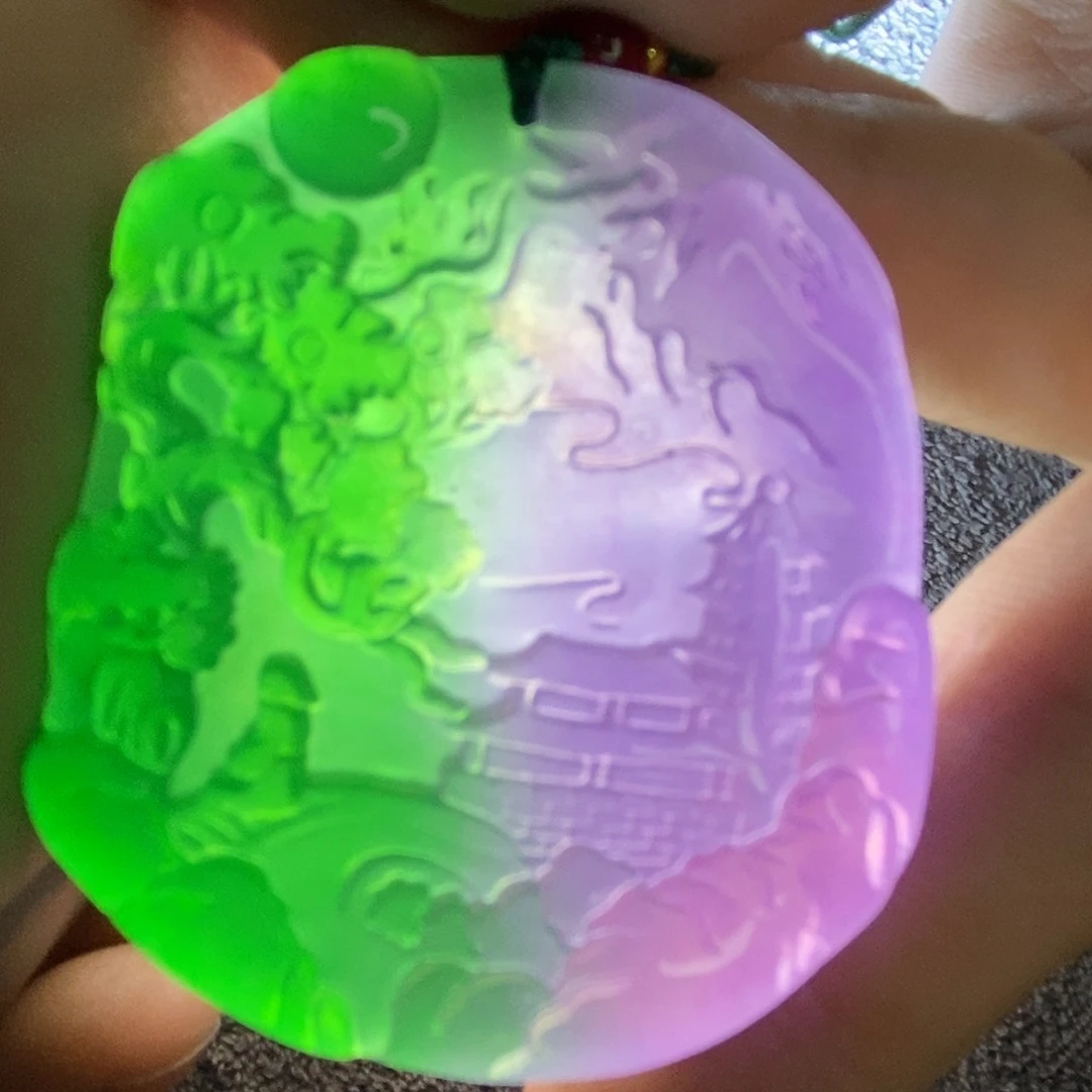 53 缅玉保真精品吊坠