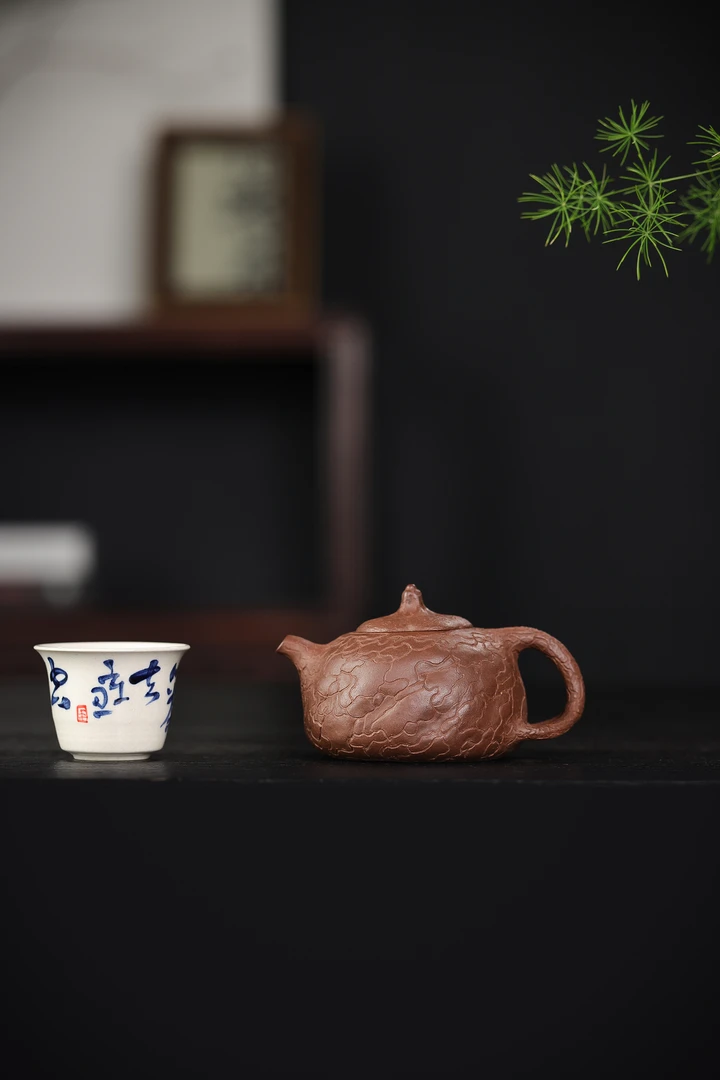 【秀石居】普紫供春紫砂壶