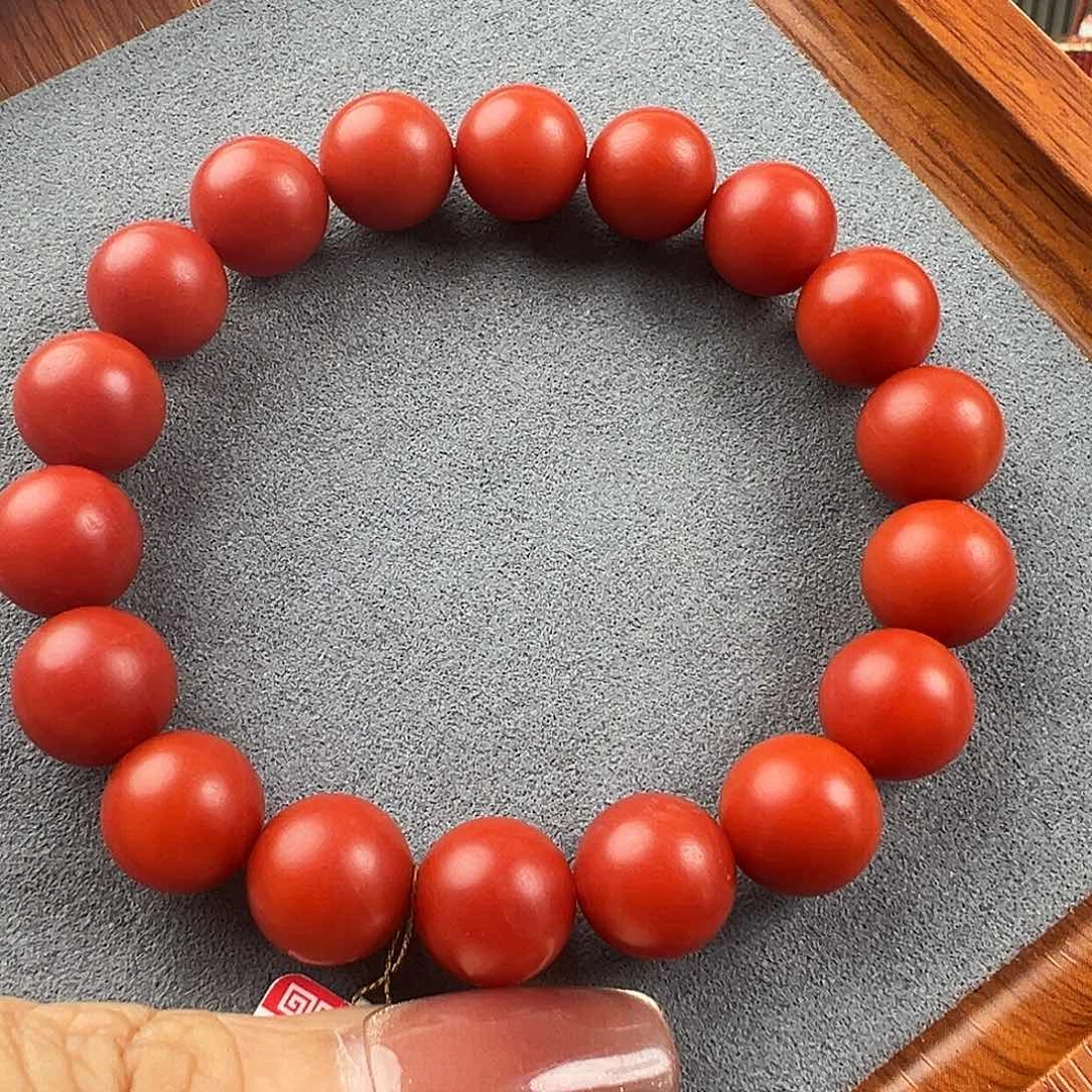 南红玛瑙手串未镶嵌简*