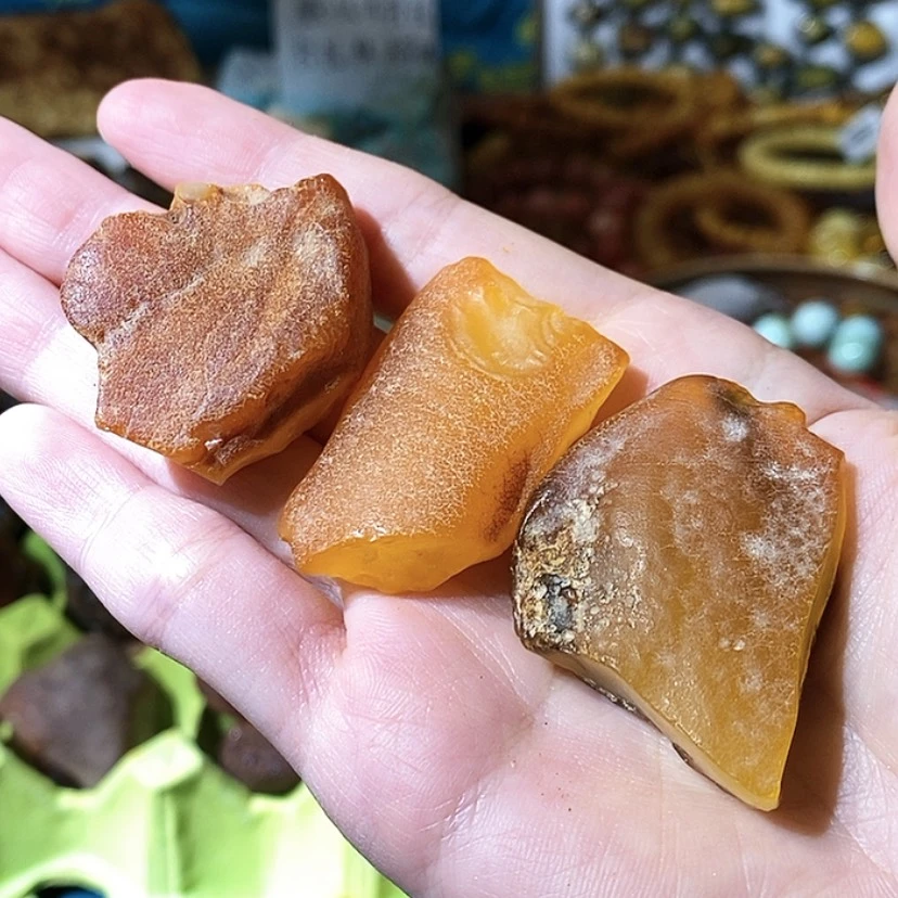 【闪购商品】琥珀珠宝奇石未镶嵌江*