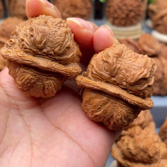 手串/手链核桃.****.龙蝉蛇蝉蛤蟆头核桃雕刻