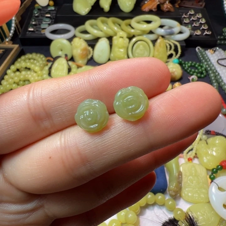 和田玉（黄玉）颈饰银S925镶嵌