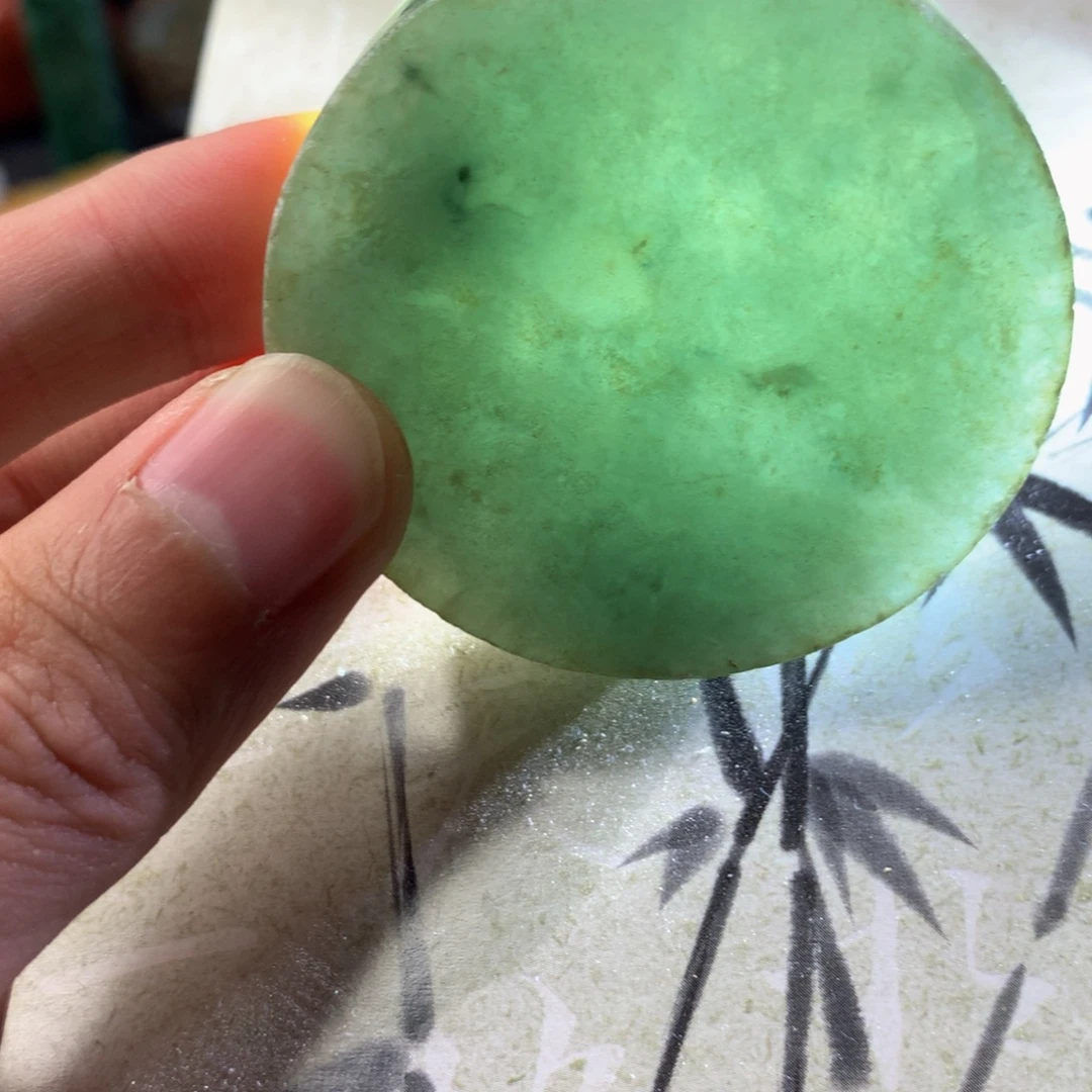 定制翡翠未镶嵌翡翠吊坠