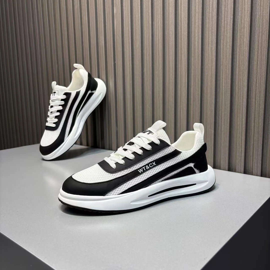 男士潮鞋夏季新款爆款网面透气专业跑步鞋男款轻便舒适运动休闲鞋