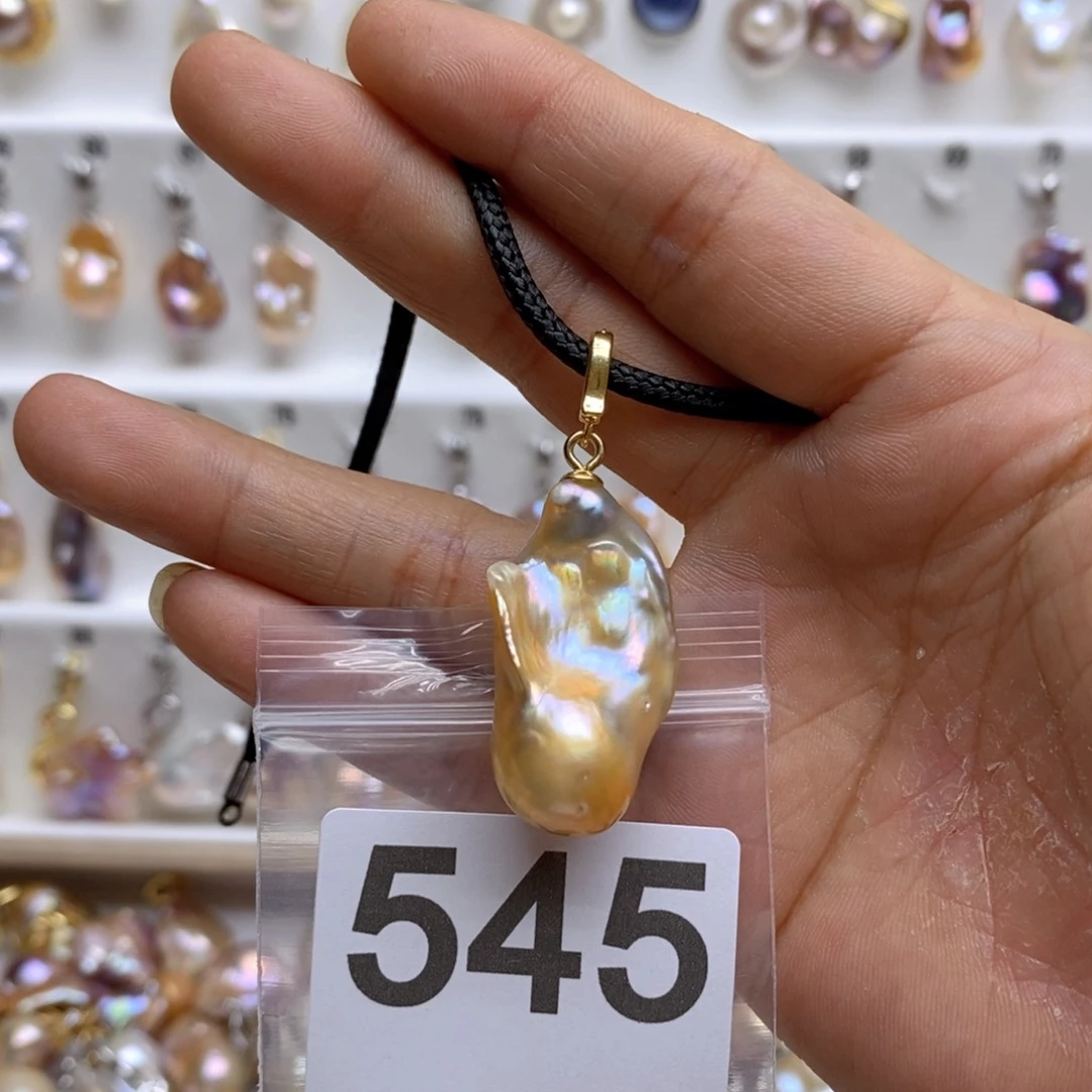 淡水珍珠颈饰银S925镶嵌545