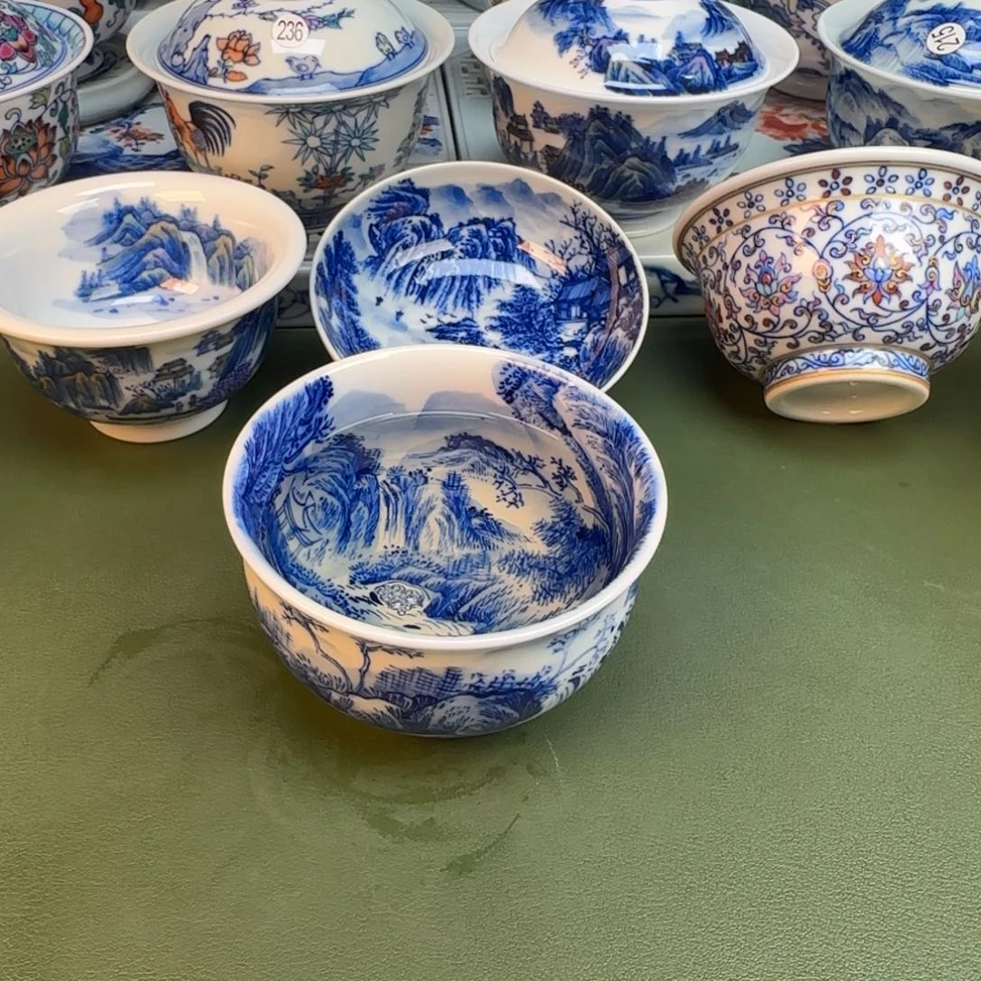 纯手工纯手绘茶具石头237