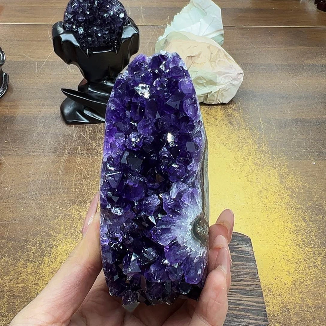 紫晶摆件未镶嵌晶体